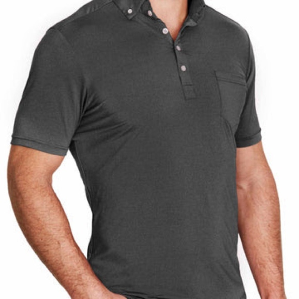 State & Liberty “The Allen" Charcoal Tech Polo
XL - Heathered Charcoal